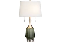 cres green table lamp   
