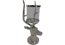 cres grey candleholder candle   