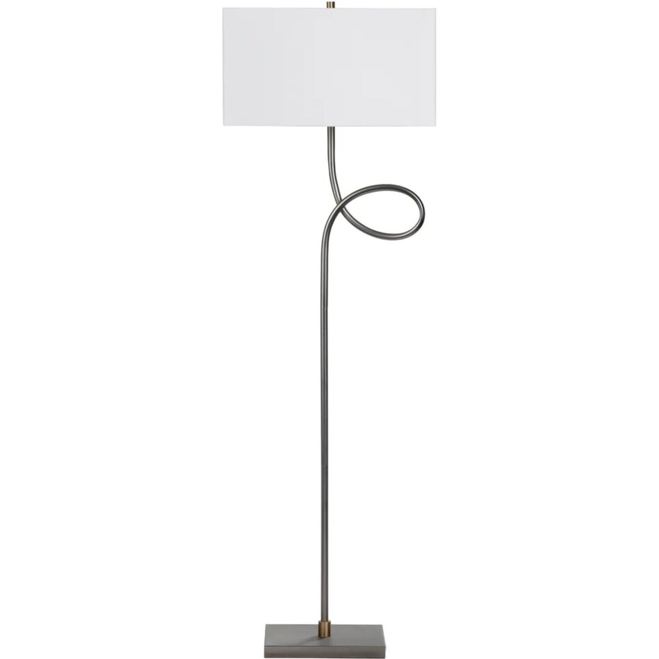 cres grey floor lamp   
