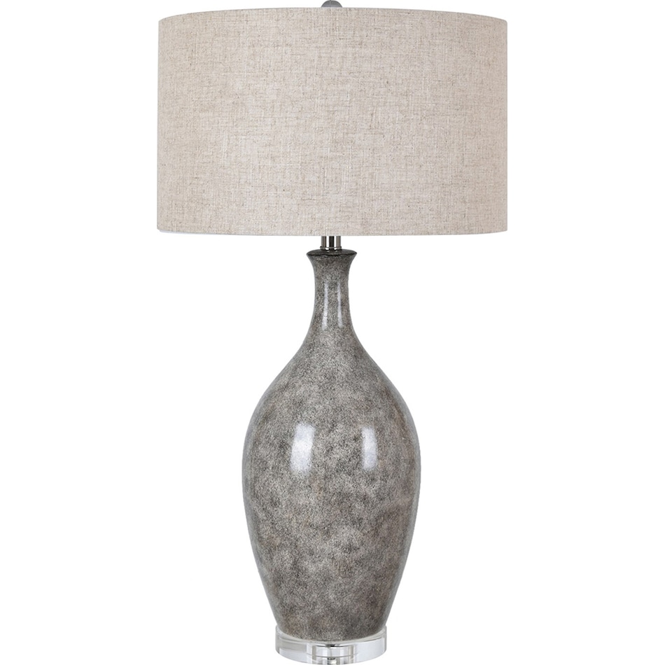 cres grey table lamp   