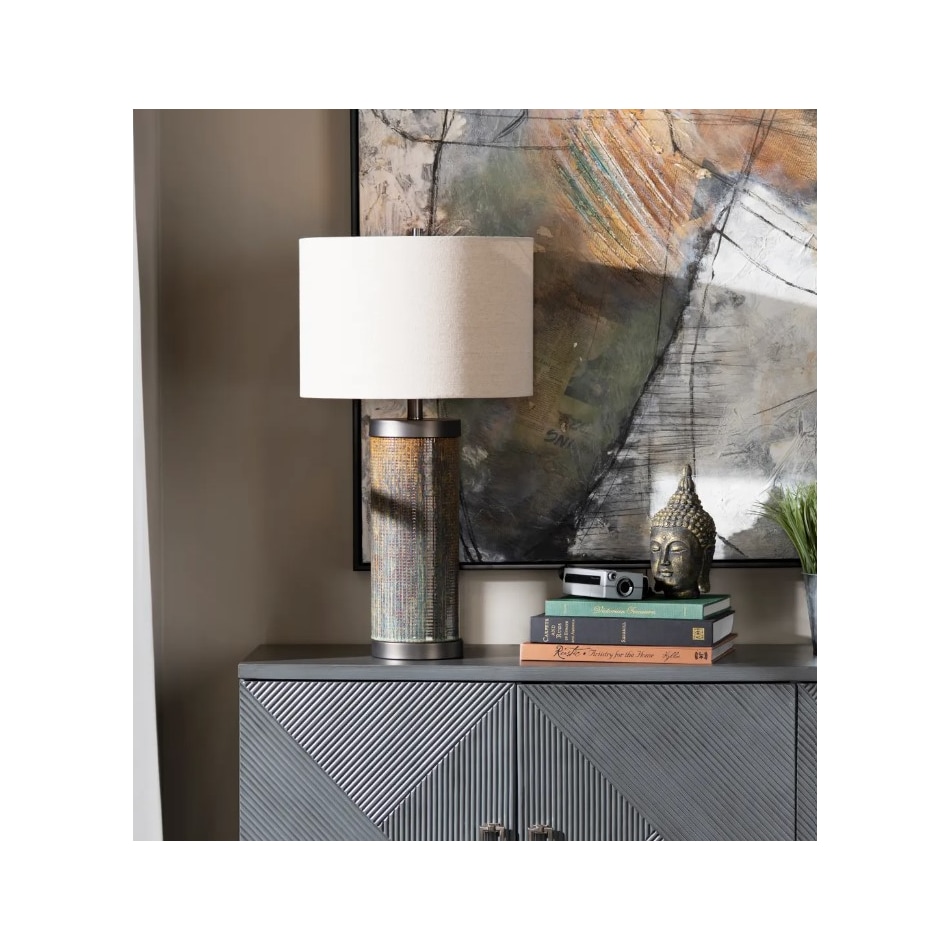 cres grey table lamp   