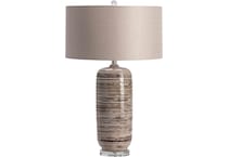 cres grey table lamp   