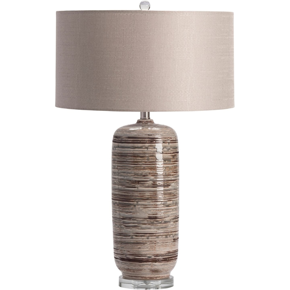 cres grey table lamp   