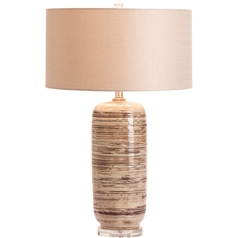 cres grey table lamp   