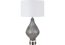 cres grey table lamp   