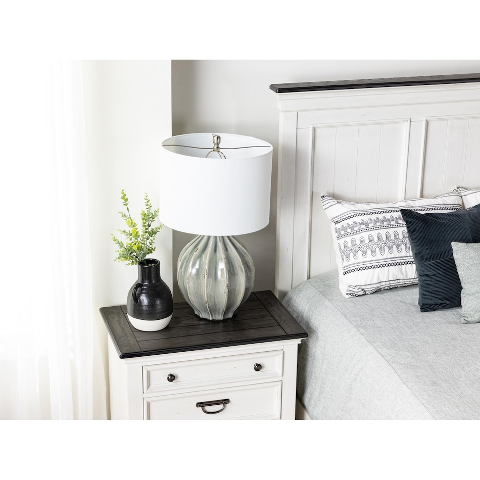 cres grey table lamp lifestyle image   