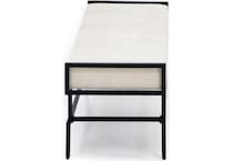 cres iron black bench trunk elle  