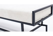 cres iron black bench trunk elle  