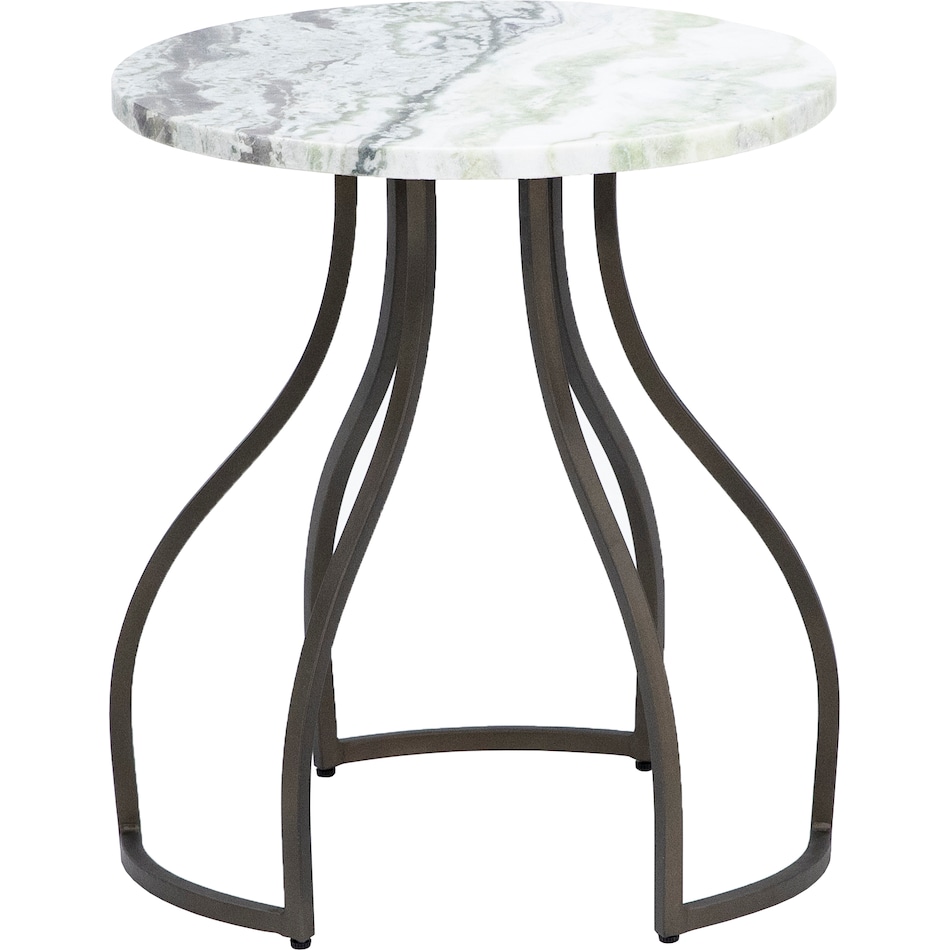 cres ivory green chairside table jade  