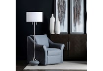 cres silver floor lamp   