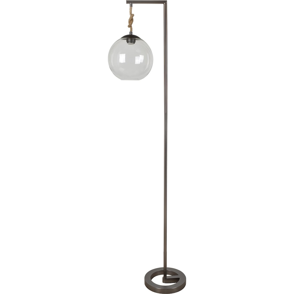 cres silver floor lamp   