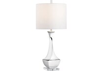 cres silver table lamp   