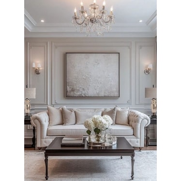 Mercury Glass Urn Table Lamp 40"H