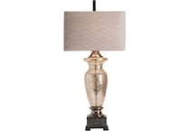 cres silver table lamp   