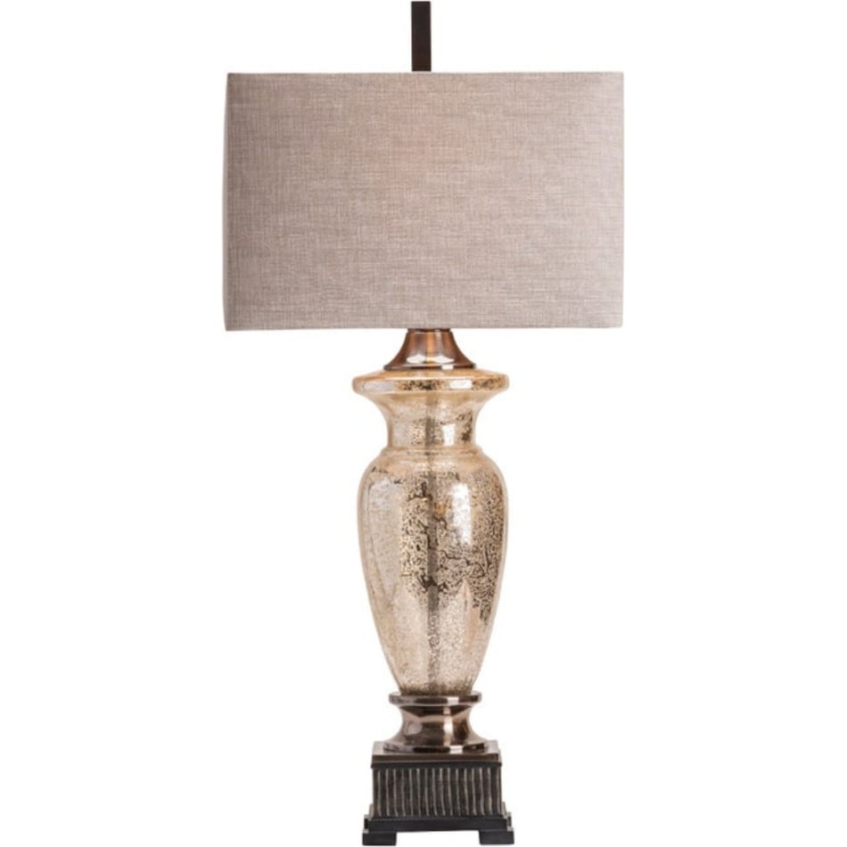 cres silver table lamp   