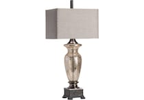 cres silver table lamp   