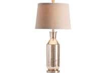 cres silver table lamp   