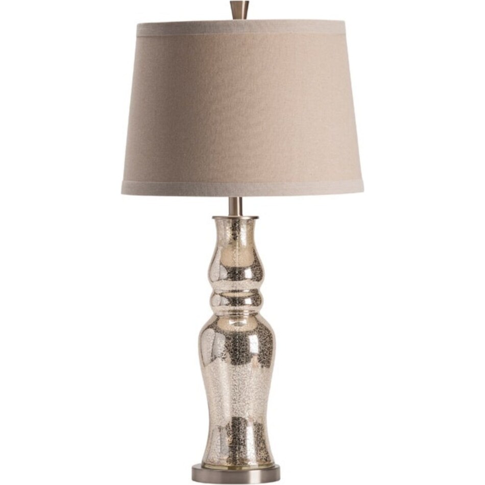cres silver table lamp   