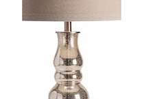 cres silver table lamp   