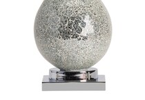 cres silver table lamp   