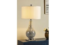 cres silver table lamp   