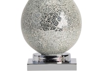 cres silver table lamp   