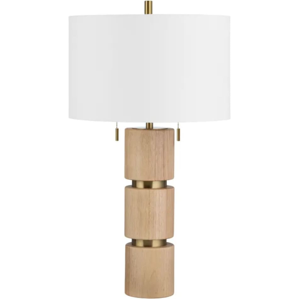 cres tan table lamp   
