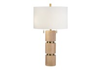 cres tan table lamp   