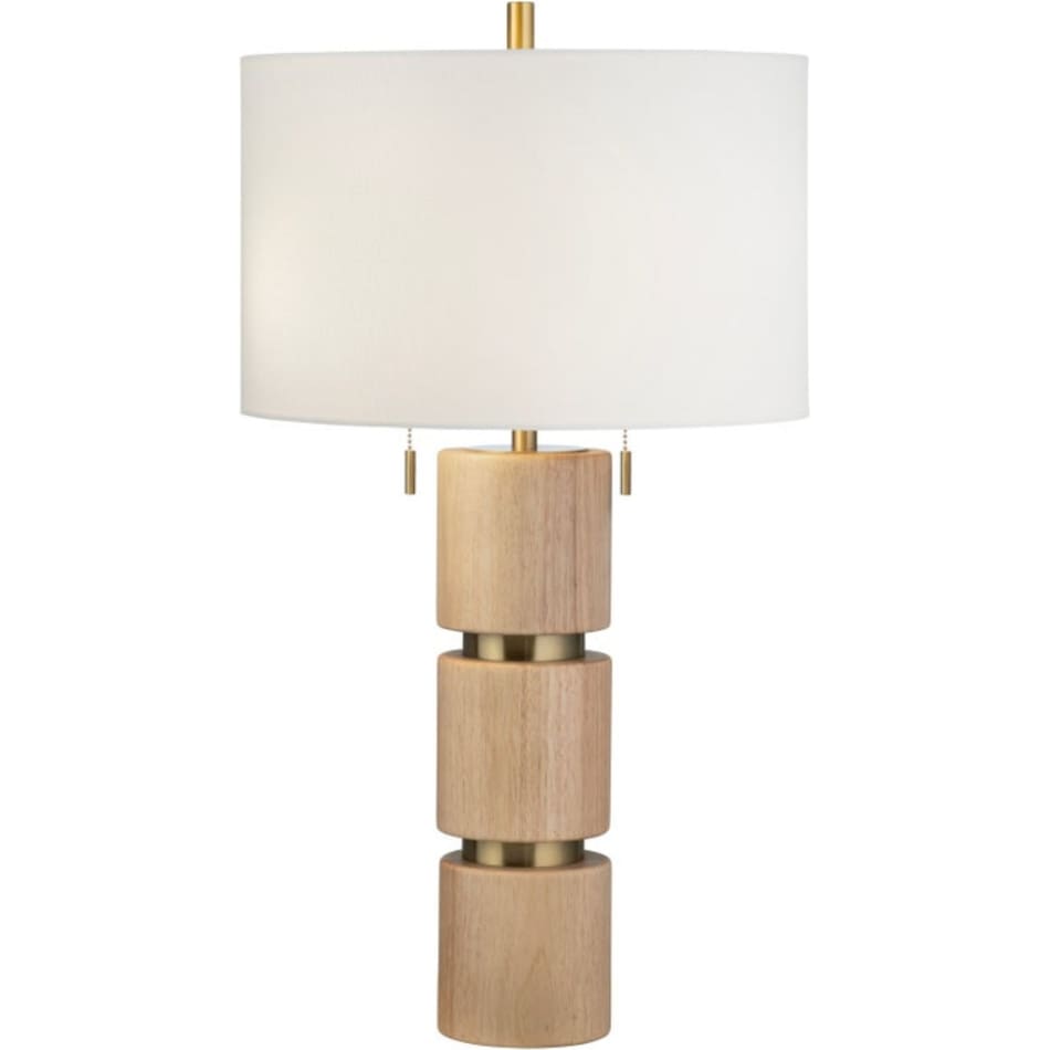 cres tan table lamp   