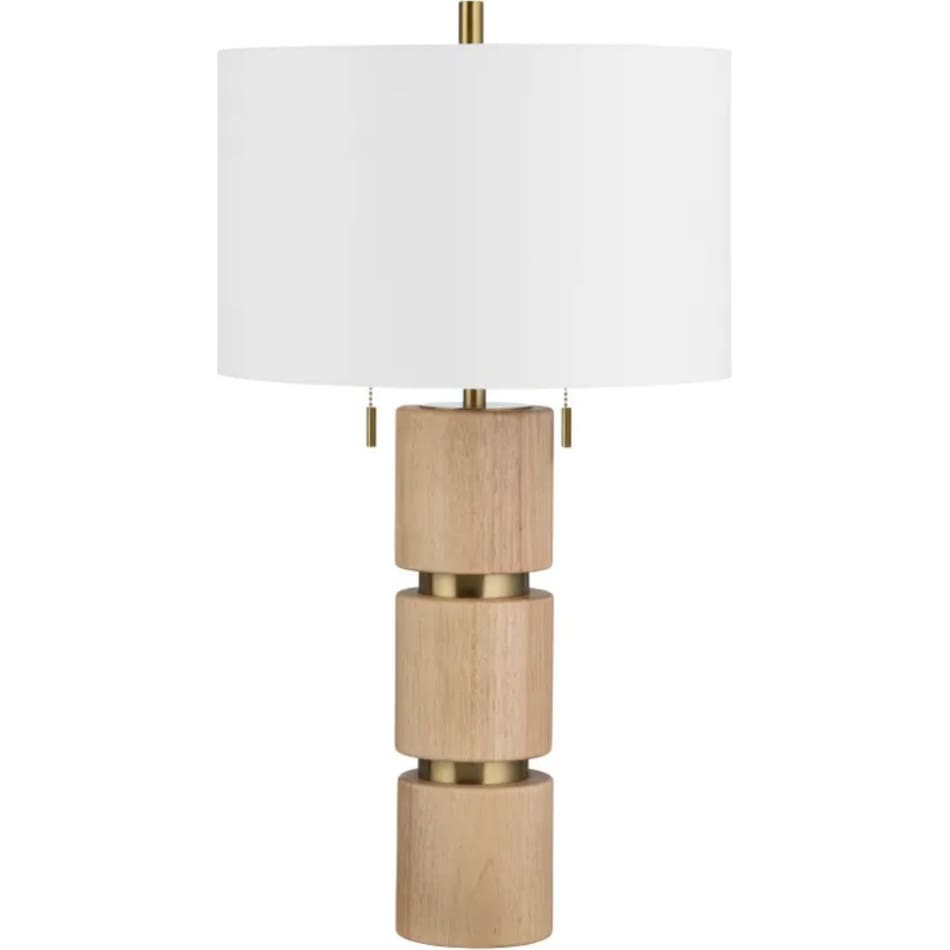 cres tan table lamp   