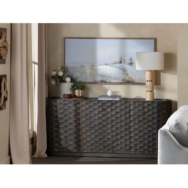 Column Light Wood Table Lamp 29.5"H