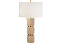 cres tan table lamp   