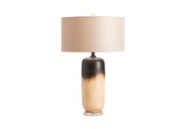 cres tan table lamp   