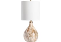 cres tan table lamp   
