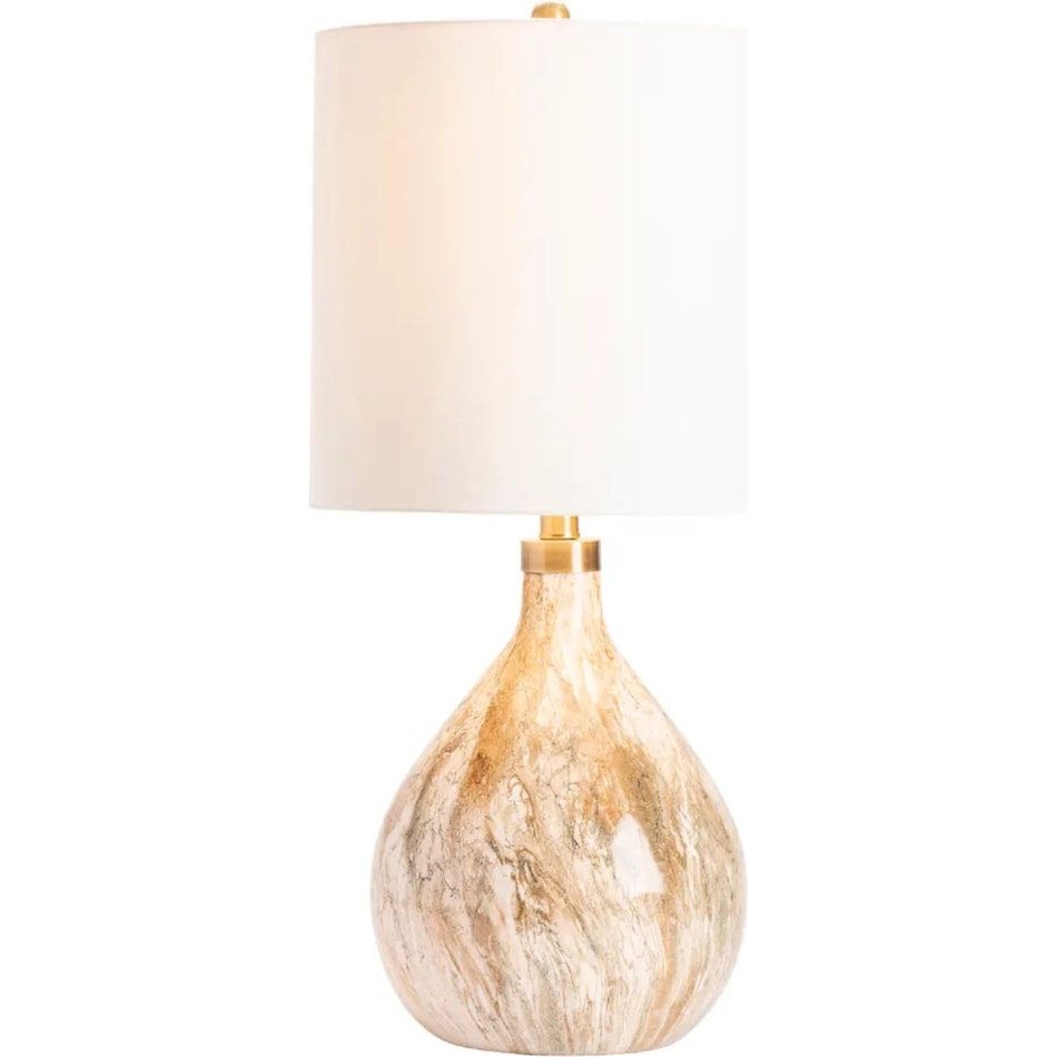 cres tan table lamp   