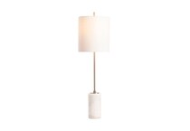 cres white table lamp   