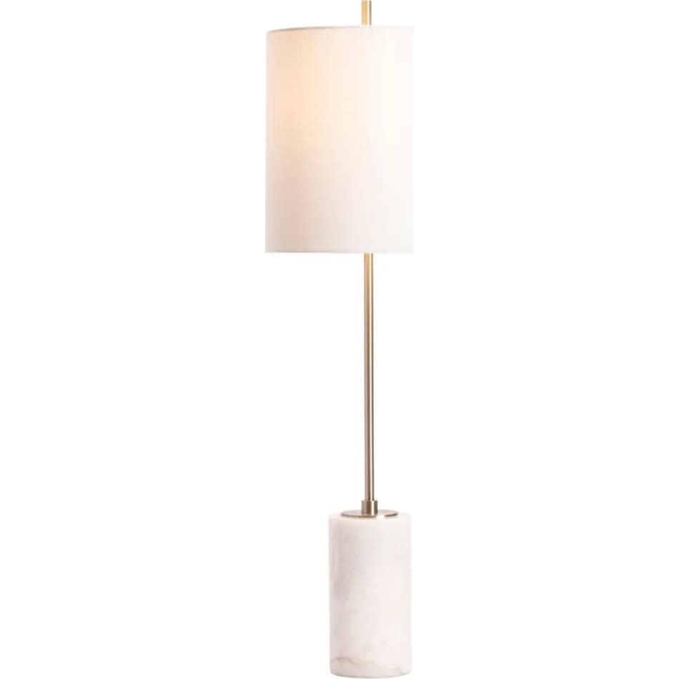 cres white table lamp   