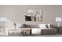 cres white table lamp   