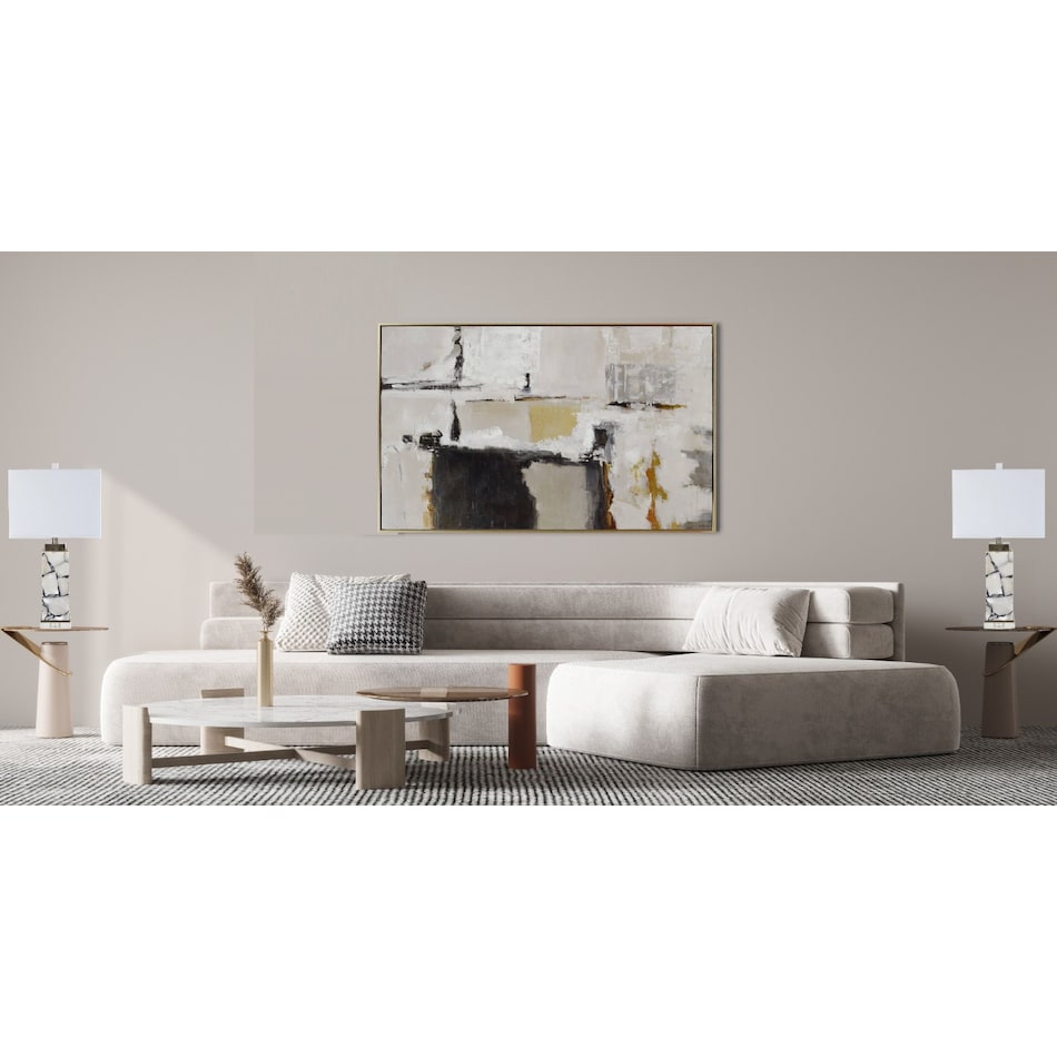 cres white table lamp   