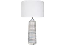 cres white table lamp   