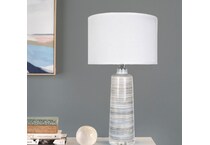 cres white table lamp   