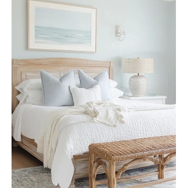 White Ceramic Fish Table Lamp 26.25"H