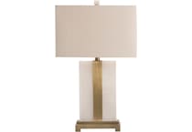 cres white table lamp   