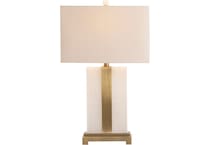 cres white table lamp   