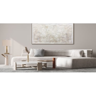 Marble and Brass Table Lamp 28.25"H