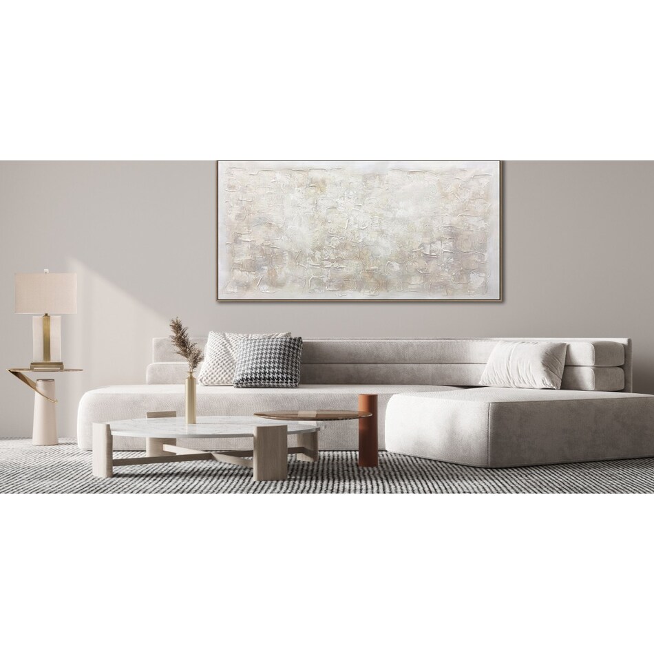 cres white table lamp   