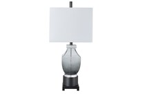 cres white table lamp   