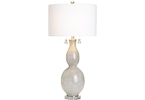 cres white table lamp   