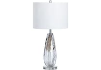 cres white table lamp   