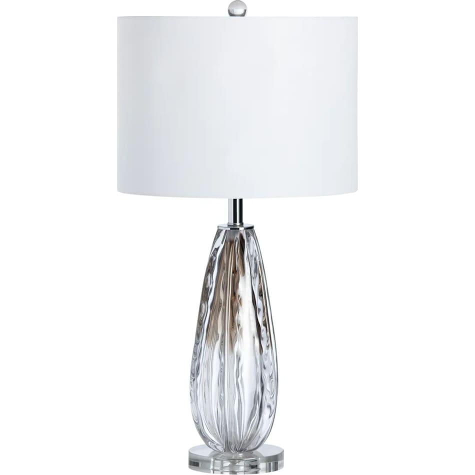 cres white table lamp   